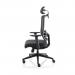 Ergo Twist Mesh Back With Height Adjustable Arms With Headrest Black Fabric Seat KC0298