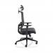 Ergo Twist Mesh Back With Height Adjustable Arms With Headrest Black Fabric Seat KC0298