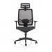 Ergo Twist Mesh Back With Height Adjustable Arms With Headrest Black Mesh Seat KC0299