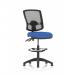 Eclipse Plus II Lever Task Operator Chair Deluxe Mesh Back With High Rise Draughtsman Kit Blue KC0309