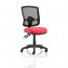 Eclipse Plus II Lever Task Operator Chair Mesh Back Deluxe With Wine Seat KC0318