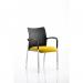 Academy Visitor With Arms Nylon Back Bespoke Colour Seat Senna Yellow KCUP0005