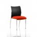 Academy Visitor Without Arms Nylon Back Bespoke Colour Seat Tabasco Orange KCUP0012