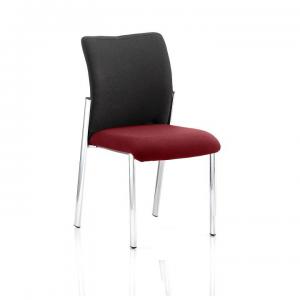 Academy Visitor Without Arms Black Fabric Back Bespoke Colour Seat