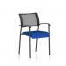 Brunswick Black Frame With Arms Bespoke Colour Seat Stevia Blue KCUP0067