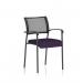 Brunswick Black Frame With Arms Bespoke Colour Seat Tansy Purple KCUP0072