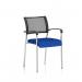 Brunswick Chrome Frame With Arms Bespoke Colour Seat Stevia Blue KCUP0075