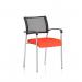 Brunswick Chrome Frame With Arms Bespoke Colour Seat Tabasco Orange KCUP0076