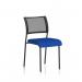 Brunswick Black Frame Without Arms Bespoke Colour Seat Stevia Blue KCUP0083