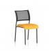 Brunswick Black Frame Without Arms Bespoke Colour Seat Senna Yellow KCUP0085