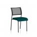 Brunswick Black Frame Without Arms Bespoke Colour Seat Maringa Teal KCUP0087