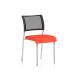 Brunswick Chrome Frame Without Arms Bespoke Colour Seat Tabasco Orange KCUP0092