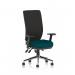 Chiro High Back With Height Adjustable Arms Bespoke Colour Seat Maringa Teal KCUP0111