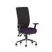 Chiro High Back With Height Adjustable Arms Bespoke Colour Seat Tansy Purple KCUP0112