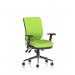 Chiro Medium Back With Height Adjustable Arms Bespoke Colour Back and Seat Myrrh Green KCUP0114