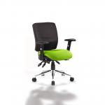 Chiro Medium Back Bespoke Colour Seat Lime KCUP0122
