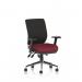 Chiro Medium Back With Height Adjustable Arms Bespoke Colour Seat Ginseng Chilli KCUP0126