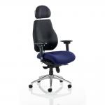Chiro Plus Ultimate With Headrest Bespoke Colour Seat Stevia Blue KCUP0163