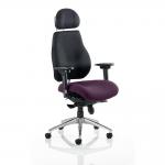 Chiro Plus Ultimate With Headrest Bespoke Colour Seat Purple KCUP0168