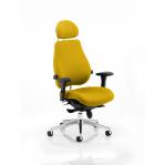 Chiro Plus Ultimate With Headrest Bespoke Colour Senna Yellow KCUP0173