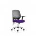 Dura With Arms Black Back Bespoke Colour Seat Tansy Purple KCUP0208