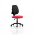 Eclipse I Lever Task Operator Chair Bespoke Colour Seat Post Box Red KCUP0217
