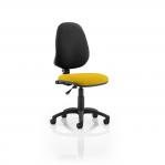 Eclipse I Lever Task Operator Chair Bespoke Colour Seat Yellow KCUP0221