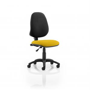 Eclipse Plus I Lever Task Operator Chair Bespoke Colour Seat Senna