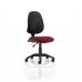 Eclipse I Lever Task Operator Chair Bespoke Colour Seat Ginseng Chilli KCUP0222