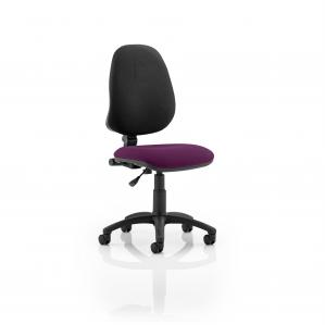 Eclipse Plus I Lever Task Operator Chair Bespoke Colour Seat Tansy