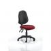 Eclipse II Lever Task Operator Chair Bespoke Colour Seat Ginseng Chilli KCUP0238