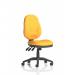 Eclipse Plus XL Lever Task Operator Chair Bespoke Colour Back And Seat Senna Yellow KCUP0245