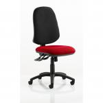 Eclipse XL Lever Task Operator Chair Bespoke Colour Seat Post Box Red KCUP0249