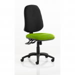 Eclipse Plus XL Lever Task Operator Chair Bespoke Colour Seat Myrrh Green KCUP0250