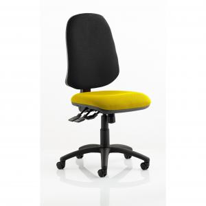 Eclipse Plus XL Lever Task Operator Chair Bespoke Colour Seat Senna