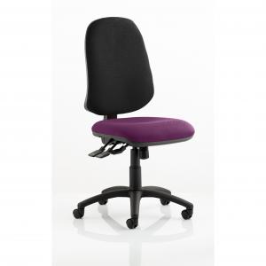 Eclipse Plus XL Lever Task Operator Chair Bespoke Colour Seat Tansy