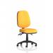 Eclipse Plus III Lever Task Operator Chair Bespoke Colour Back And Seat Senna Yellow KCUP0261