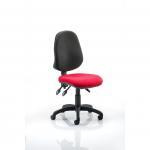 Eclipse III Lever Task Operator Chair Bespoke Colour Seat Post Box Red KCUP0265