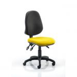 Eclipse III Lever Task Operator Chair Bespoke Colour Seat Yellow KCUP0269