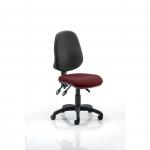 Eclipse III Lever Task Operator Chair Bespoke Colour Seat Ginseng Chilli KCUP0270