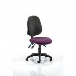 Eclipse Plus III Lever Task Operator Chair Bespoke Colour Seat Tansy Purple KCUP0272