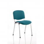 The image features a group of dynamic visitors, gathered around a chrome frame accent piece, with a bespoke maringa teal color. The minimum order quantity is 4 and pricing is done individually.
