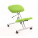 Kneeling Stool Silver Frame Bespoke Colour Myrrh Green KCUP0322