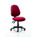 Luna II Lever Task Operator Chair Bespoke Colour Post Box Red KCUP0337