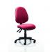 Luna II Lever Task Operator Chair Bespoke Colour Ginseng Chilli KCUP0342