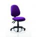 Luna II Lever Task Operator Chair Bespoke Colour Purple KCUP0344