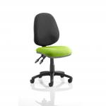 Luna II Lever Task Operator Chair Bespoke Colour Seat Lime KCUP0346