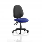 Luna II Lever Task Operator Chair Bespoke Colour Seat Admiral Blue KCUP0347