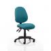 Luna III Lever Task Operator Chair Bespoke Colour Teal KCUP0359