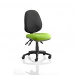 Luna III Lever Task Operator Chair Bespoke Colour Seat Lime KCUP0362